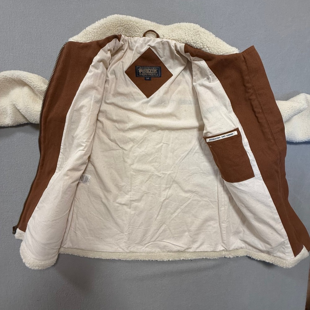 NWOT Pendleton Glacier National‎ Park Sunset Sherpa Fleece Jacket Women Size S/P - Picture 3 of 14